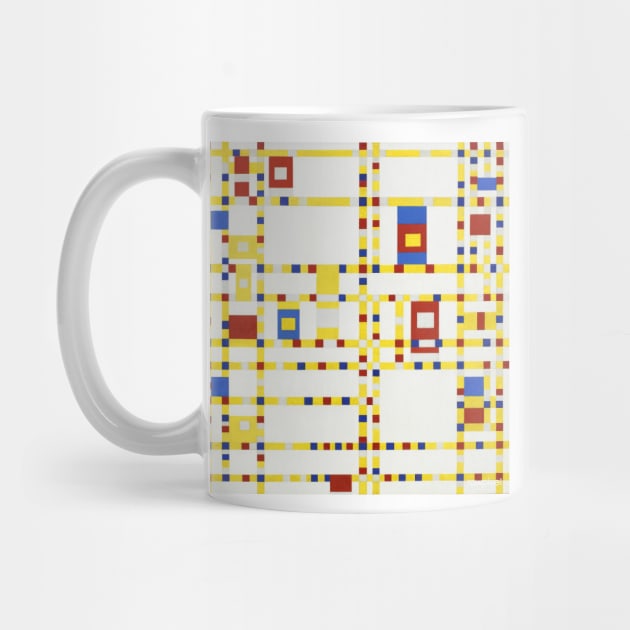 Piet Mondrian Broadway Boogie Woogie by seacucumber